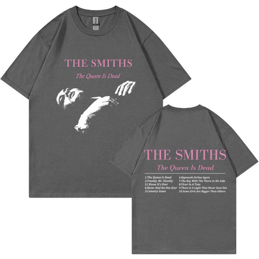 The Smiths The Queen Is Dead Morrissey Print Oversized Tshirt Fashion Punk Rock Band Tshirts Streetwear Unisex Comfort T Shrit