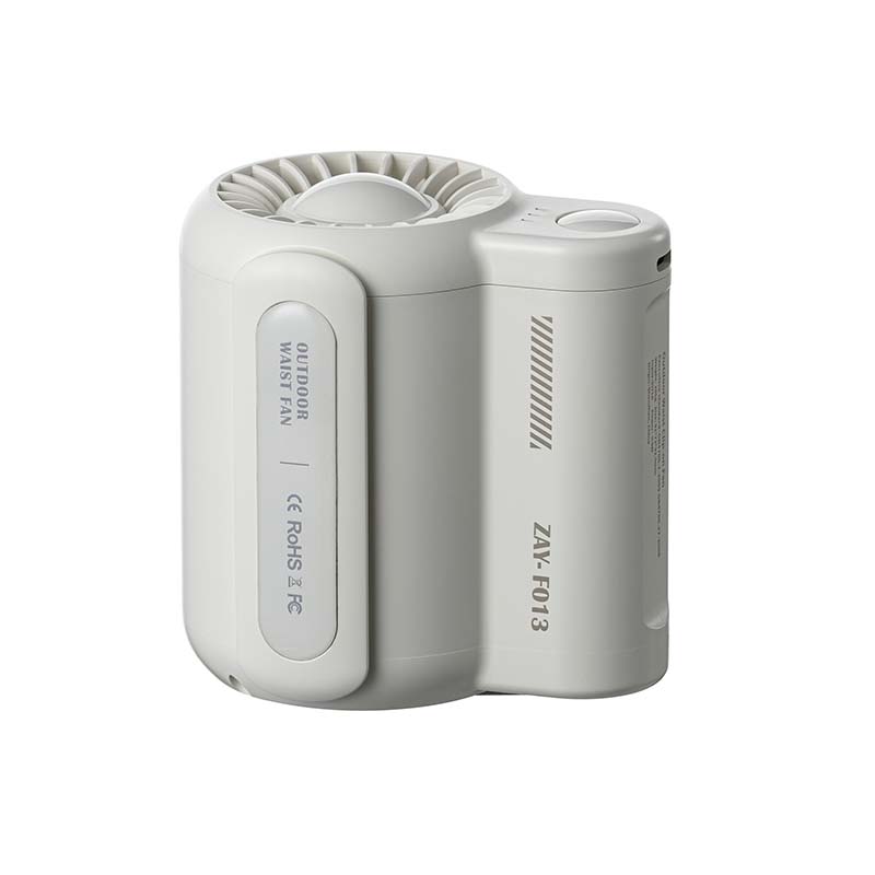 Portable Rechargeable Waist Fan Mini Personal Summer Cooling Fan For Travel Outdoor Sports With 4500Mah Battery