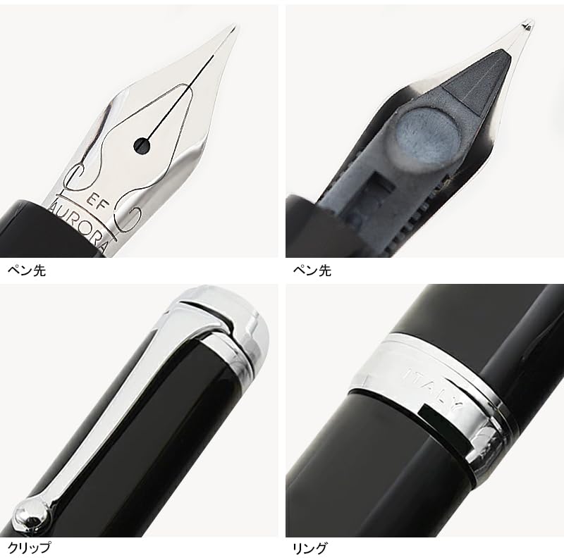 AURORA Fountain Pen TALENTUM YOUNG Red CT Inhalation Type Fine Point F D14-R-F