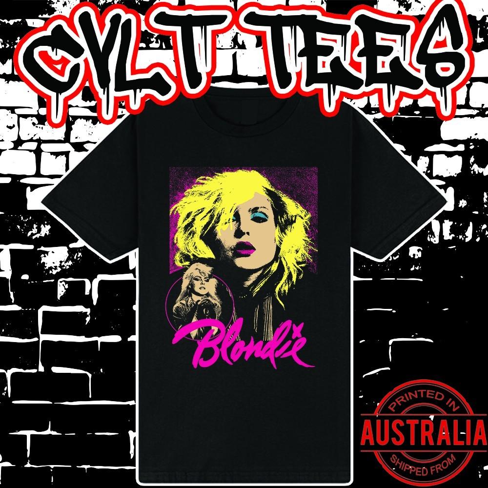 Blondie Band Tee ~ Premium Black Gildan Cotton Unisex T-Shirt XXXL