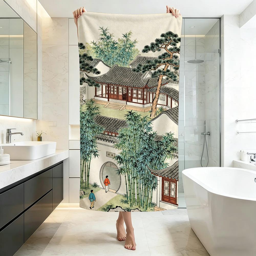 Traditional J-Japanese Ukiyo-eS Towel Five-Star Hotel Quality Eco-Friendly Ultra Soft Thick Towels & Beach Towels