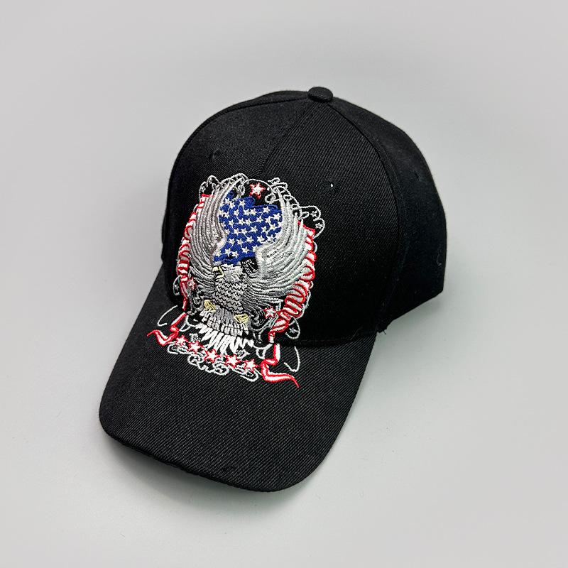 American Embroidered Eagle Baseball Cap Men'S And Women'S Sunshade Outdoor Leisure Personality Versatile Cap