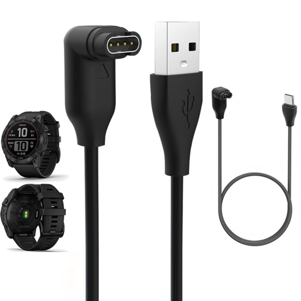 PVC Schnellladekabel für Garmin Fenix8 7x 6S PRO Vivoactive Forerunner 265s Venu Sq Music 2 2S
