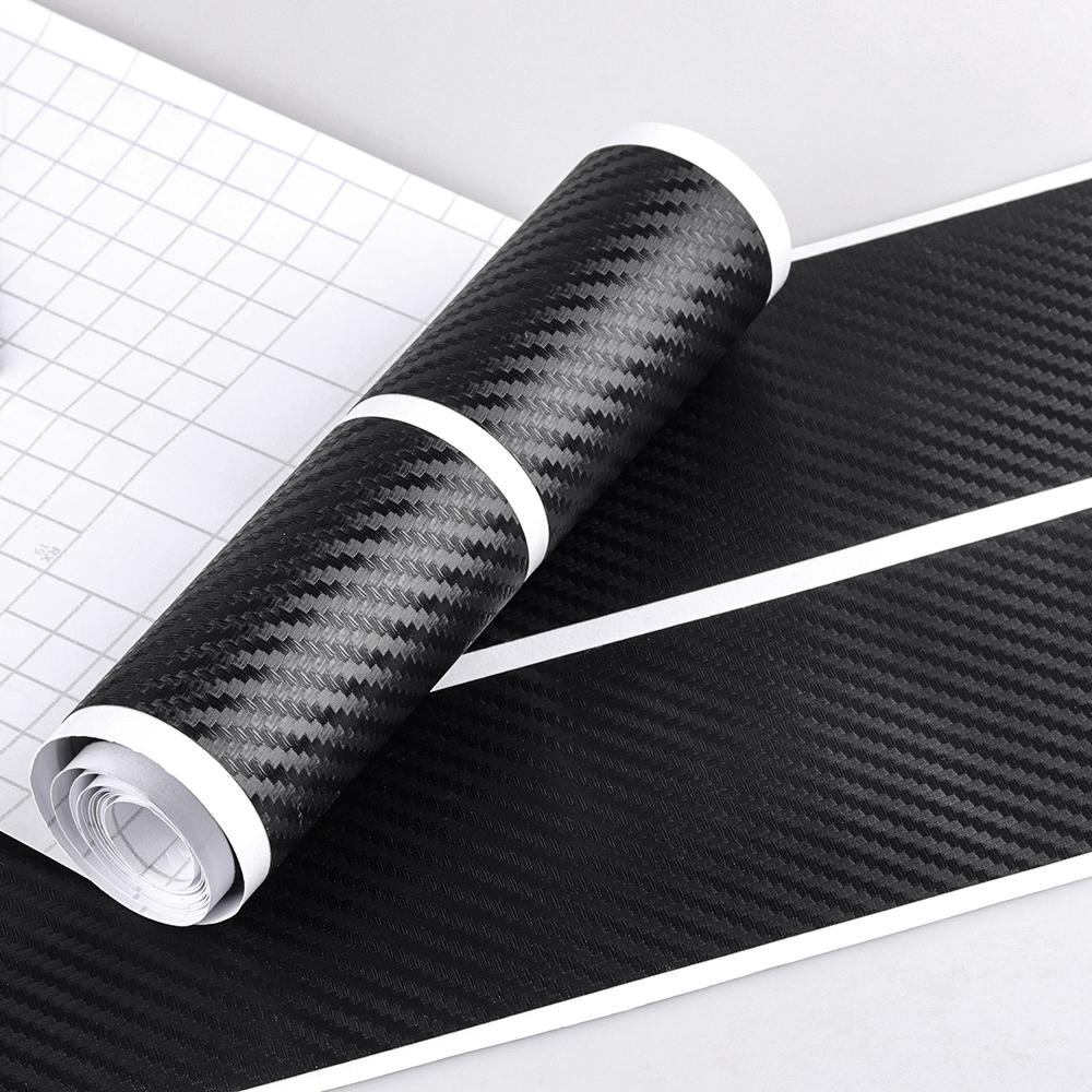 4Pcs Anti Scratch Car Carbon Fiber Door Threshold Badge Stickers For Mitsubishi Asx Lancer Outlander Pajero Ralliart L200 EVO