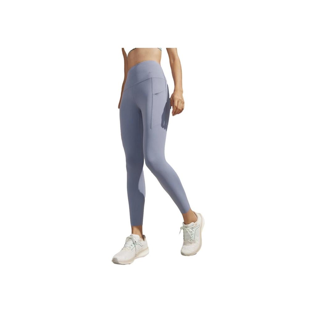 Nike Universal Journey Series Solid Quick-Dry High-Waist Pocket Nine-Point Tight Sports Leggings Women leggings Slate-Blue DQ5898-493