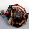 1 PC Automatic Folding Umbrella - Christmas horses, Christmas dogs Pattern, Portable & Foldable Design with 10 Ribs, Christmas Birthday Gifts