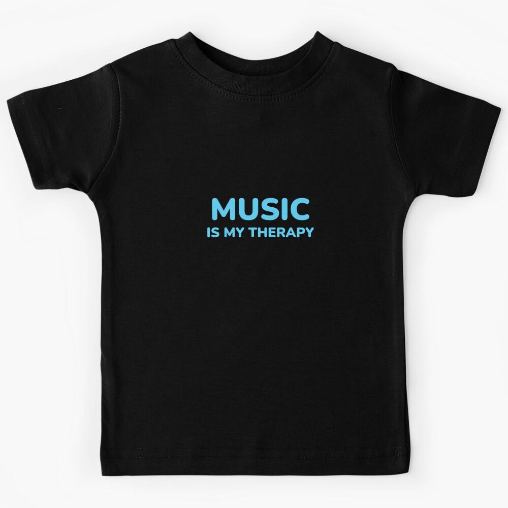 Music Is My Therapy Kids T-Shirt 150