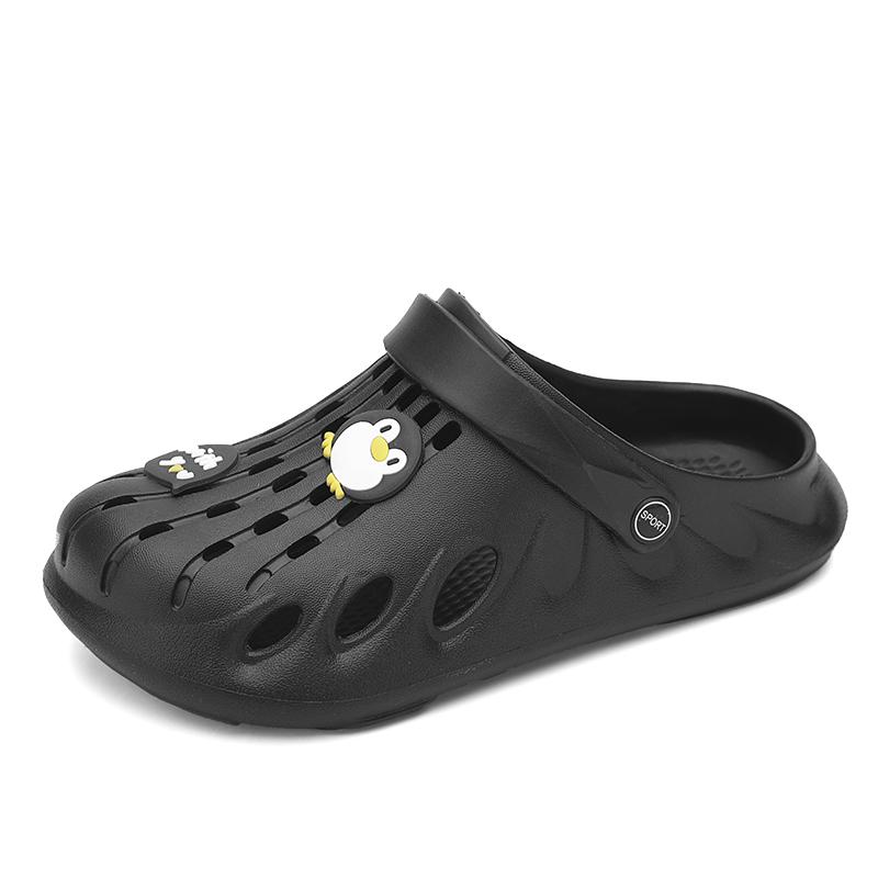 Fashion 2024 Hot Sale Sandal Slippers Cute Cartoon Clogs Men Women Mules Summer Beach Sandals Cave Hole Couple Garden Shoe For Students