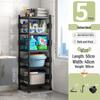 5-Tier Bathroom Toilet Crevice Storage Rack