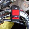 Universal Handlebar Motorcycle Switch ON-OFF Button LED Angel Eyes Light Switch