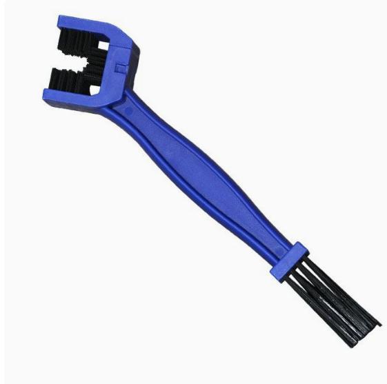 Multifunctional Chain Cleaning Brush for Motorcycle Bicycle Electric Bike Flywheel Crankset Sprocket Maintenance Tool with Dual-Ended Design