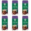 Starbucks Premium Mix Hazelnut Mocha Latte 4P X 6