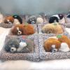 Non-Toxic Plush Simulation Dog Toy Sleeping Dog Ornament With Sound Contains Bamboo Charcoal Bags To Purify The Air For Home Decor