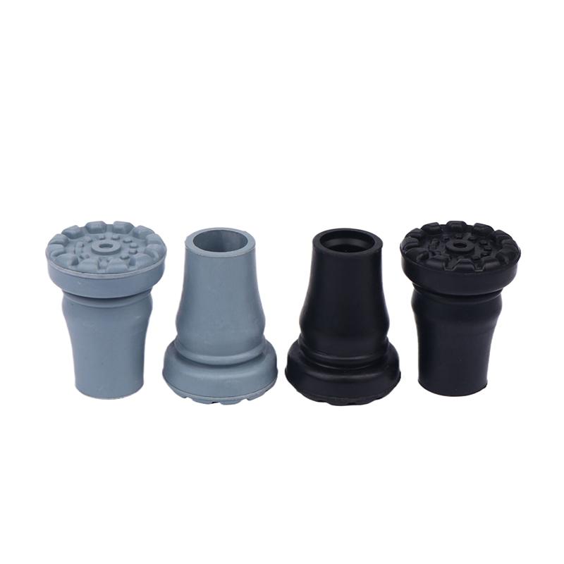 16/19Mm Crutch Ferrules End Safety Soft Replacement Rubber Tip Cane Walking Stick Crutches Mobility Aid