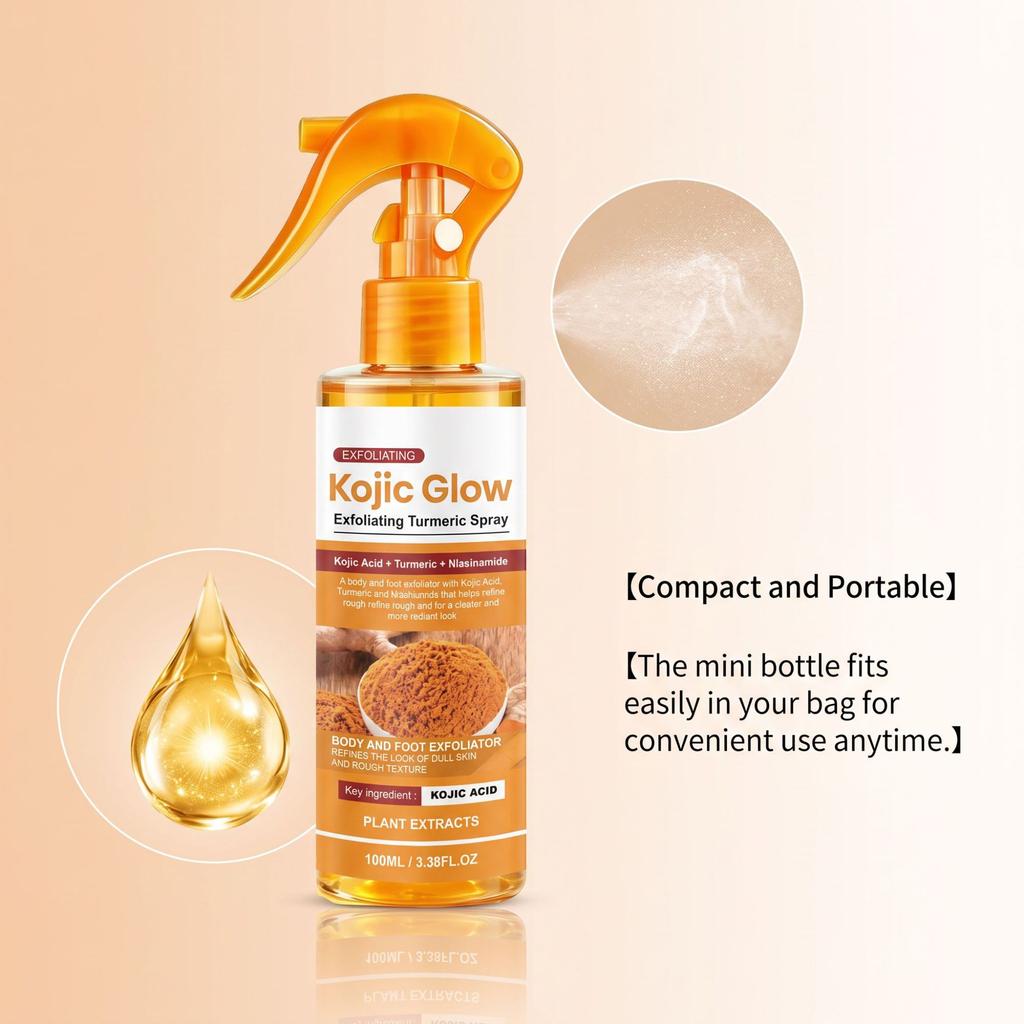 Yinghei Exfoliating Spray Daily Gentle Cleansing for Body Skin
