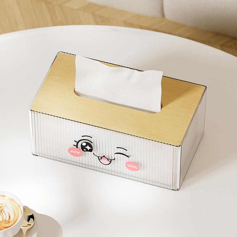 Creative and Cute Spring-Loaded Tissue Box for Living Room
