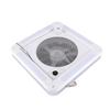 RV Roof Vent Fan 12V 360x360mm 10 Blades Dual Mode Air Inlet Outlet 4 LED Light for Camper Van Trail