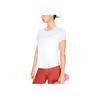 Li Ning Fitness Series Casual Solid Color Letter Quick-Dry Cool Short Sleeve T-Shirt Women Tops White ATSS406-8
