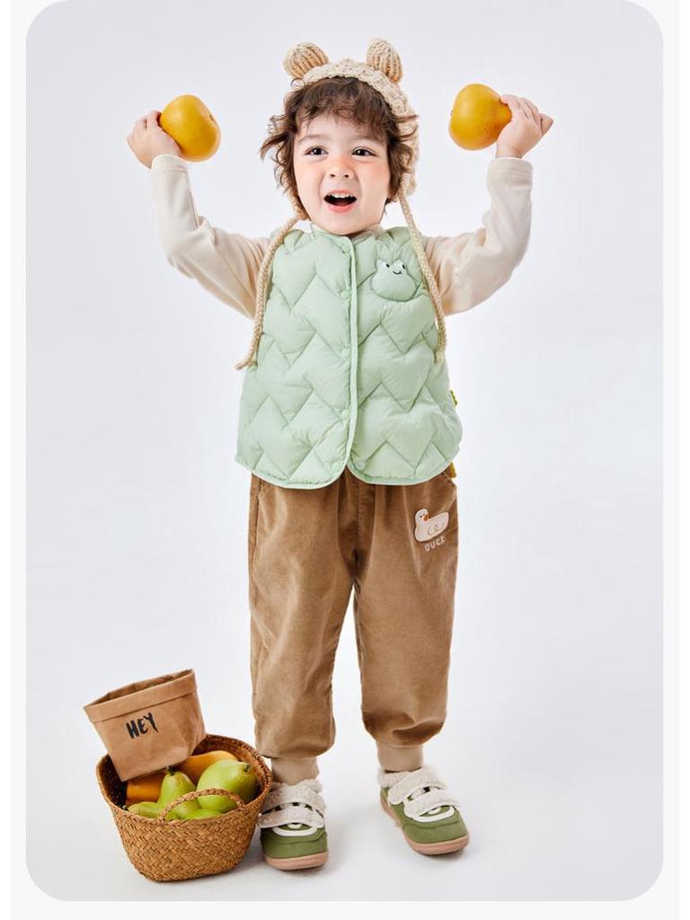 Dudu Home Infant Winter Duck Down Vest - Lightweight, Fashionable Boys' & Girls' Tops