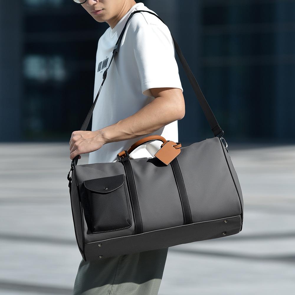 Travel Bag Large Capacity Fitness Bag Business Men's Bag Trendy Fashion Shoulder Bag Sports Crossbody Storage