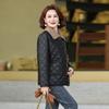 Mother's Winter Pu Leather Padded Jacket, Western Style Fashion Padded Jacket, Middle-aged and Elderly Plus Velvet Warm Padded Jacket, Women
