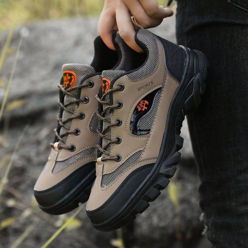 Neue Frühling rutschfeste weichsohlige Lauf-Sneaker lässiger Trend wasserdicht Bergsteigen Herrenschuhe