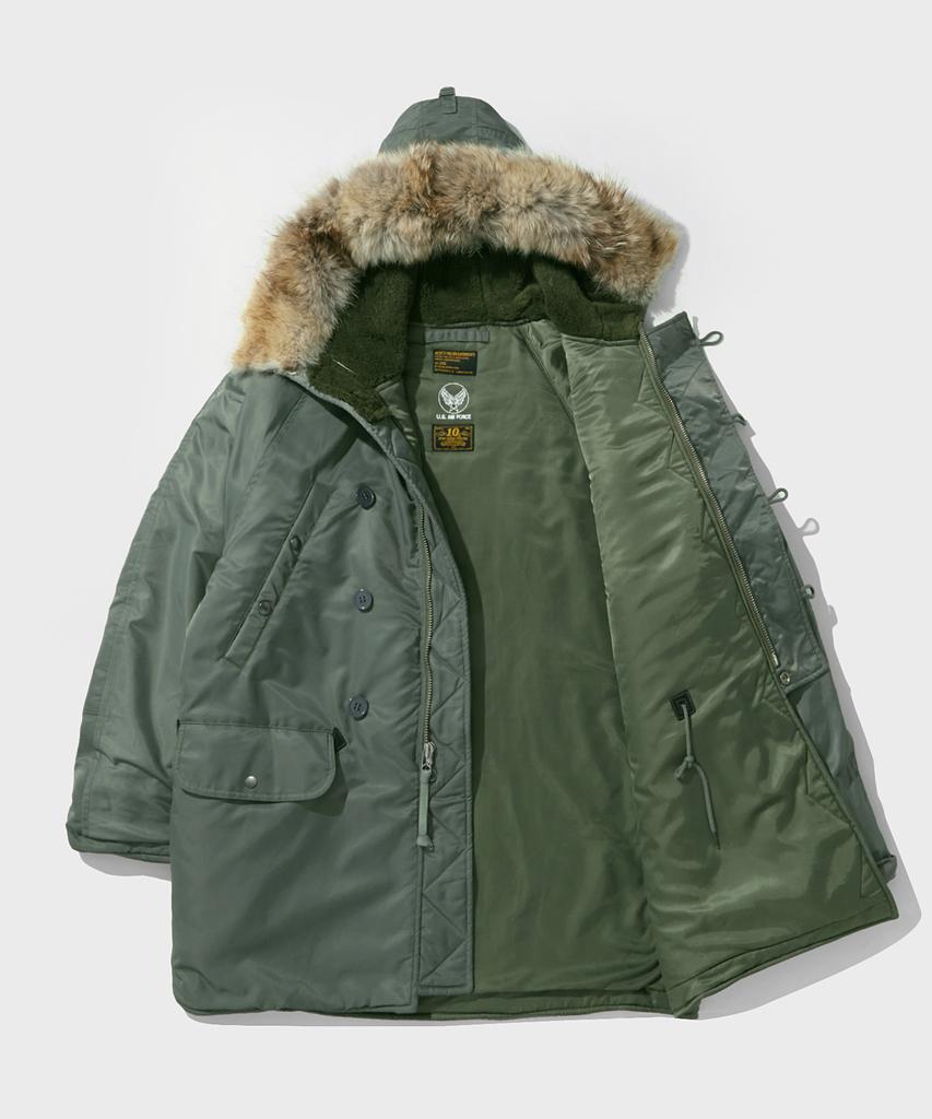 Outstanding N3B Flight Parka(Wool Insulation)_Sage Green
