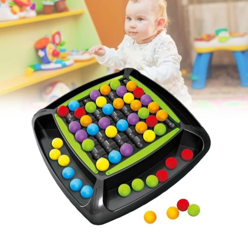 Buntes Kinderrätselspiel zur Stressbewältigung und für interaktiven Spaß auf Partys