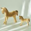 DIY Drawing Wooden Horse Handmade Blank Animal Figurine Painting Horse Figure  Festive Event