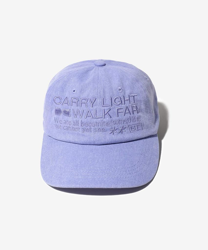 Beollunpeulenjeu Carry Light Walk Far Pigment Ball Cap Light Purple