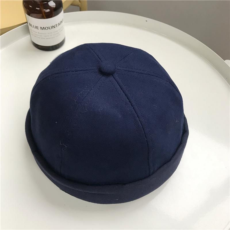 

JYL TS DIY Skullcap Women Spring Summer 1986 Brimless Baseball Hat Cotton 1222Mao12909 блакитний