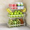 Hot-selling Multi-layer Removable Wrought Iron Fruit Basket, Snack Storage Basket, Small Basket, Kitchen Storage Vegetable Basket