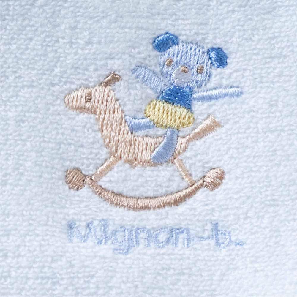 De Yarn Soft and Embroidered Bear and Yarn for Boys and 19104 [Cream Coco] Non-twisted Two-way All, Cute, Rabbit, Non-twisted Pile, 50cm, 60cm, Girls,