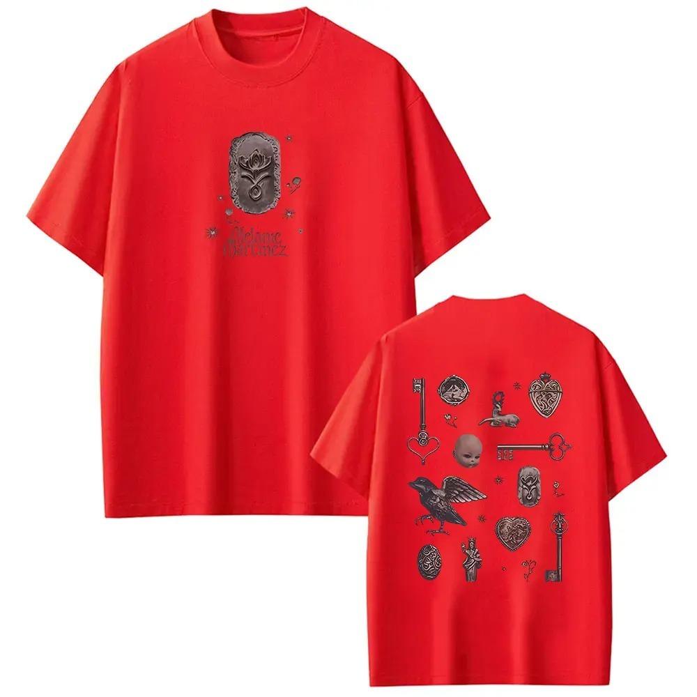 

2026 Melanie Martinez Heads Album Fans Gift T Shirts Unisex Women Retro Fashion Oversized Cotton Tshirt Y2k Harajuku Clothing Tees S