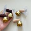 Japanese Wooden Doorbell Wall Hanging Door Bell Wind Chimes Door Window Decoration Shopkeeper Remind Bell Hanging Decor