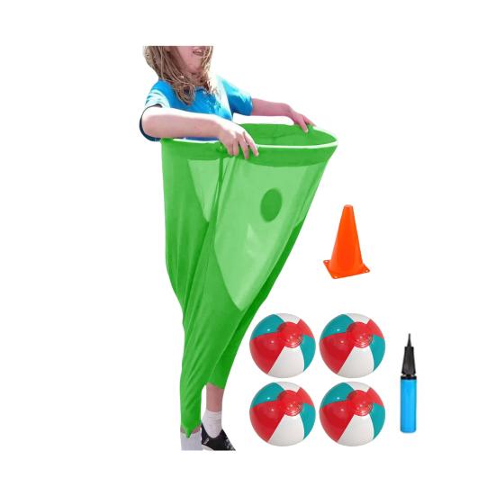 Hra na dvorek Granny Pants Set Obří venkovní hry s míči a kužely Zábavné trávníkové hry pro rodinná setkání, večírky, pikniky