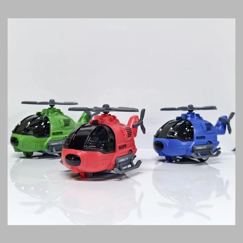 Open Cockpit Friction Powered Aircraft Toy Inertial Fighter Toy  Christmas Gift