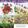 New 5-30PCS 3D Simulation Butterflies Garden Yard Planter Colorful Butterfly Stakes Decoracion Outdoor Decor Flower Pots Decors