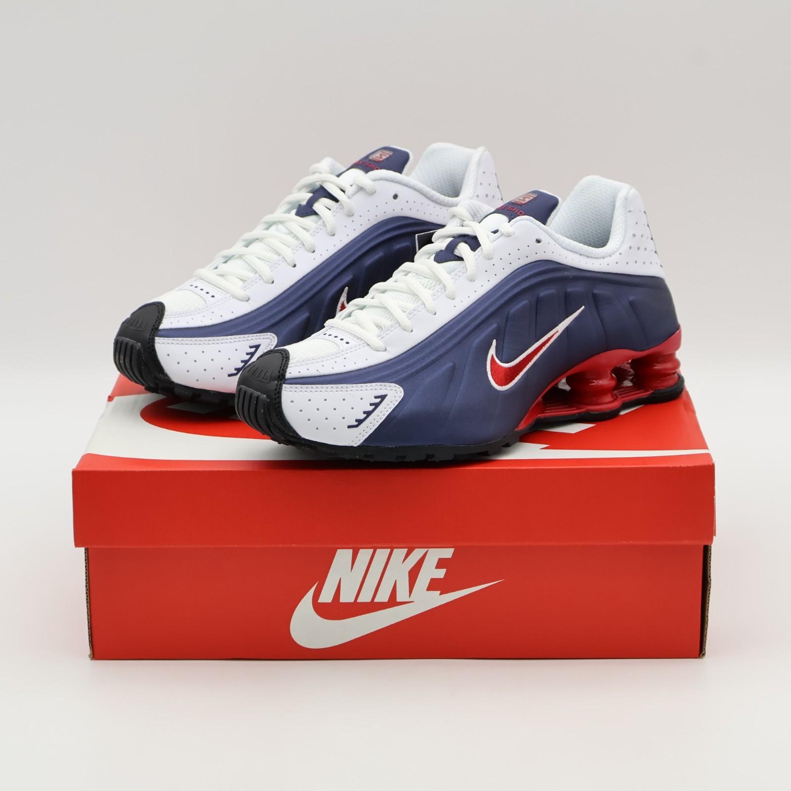 HQ1988-400 Nike Shox R4 USA (Men s) 7.5