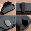RPO5   Leather Car Magnetic Glasses Storage Case Sun Visor Flip Eyeglasses Organizer Box For Mercedes Benz GLC GLA GLB GLE GLS Sticker