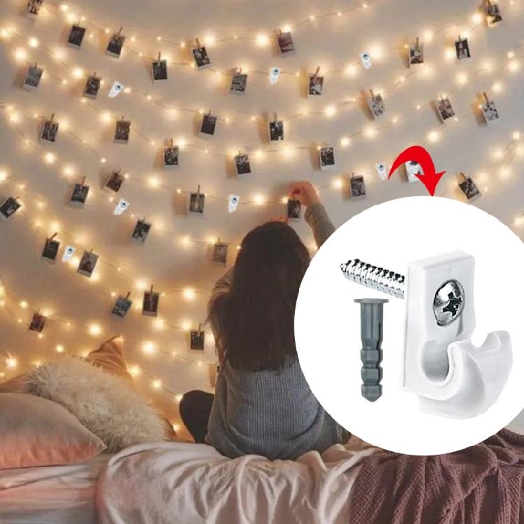 Set Of 20 Ceiling Hooks Hanging Lamp Hooks Plant Hanger Hooks Multipurpose for Easy Installation Of Hanging Items
