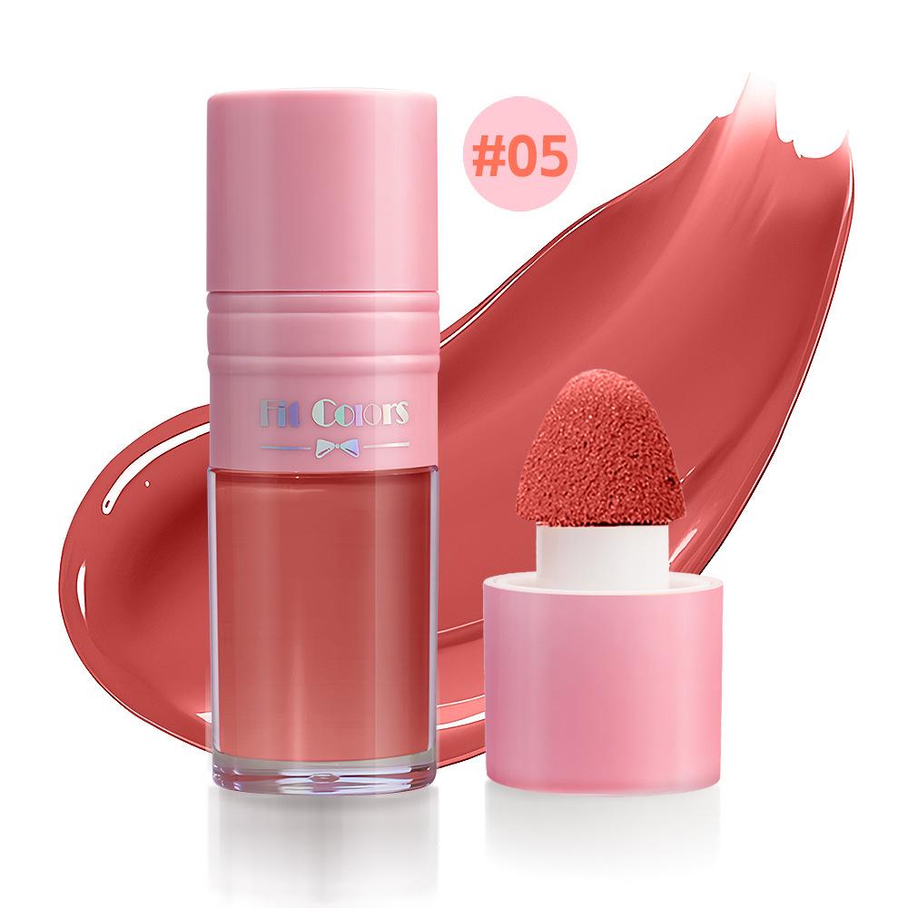 Fit Colors 3D Liquid Highlighter & Contour Blush - Matte & Pearlescent Multifunctional Makeup Brightener.