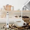 Handheld Electric Milk Frother Whisk Egg Beater USB Rechargeable Coffee Blender Household Milk Shaker Mixer Foamer Black