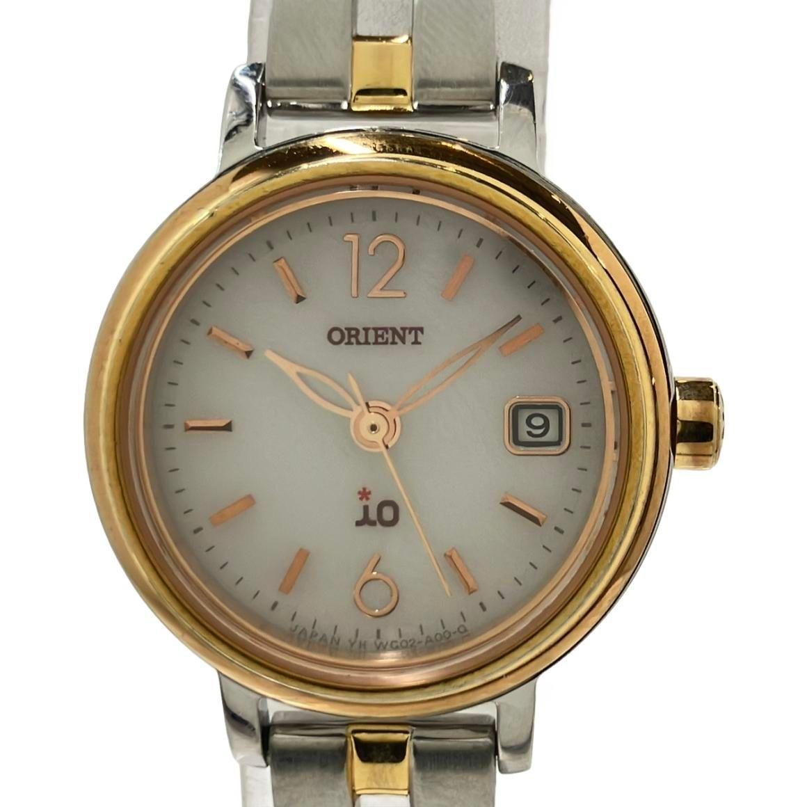 Used Orient Watch WG02-S0-B Solar White Ladies ORIENT
