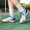 Kids Rotary Dial Badminton Shoes Lightweight Court Sport Sneakers for Training School Indoor Outdoor Play Sizes 30-40 Daily Wear