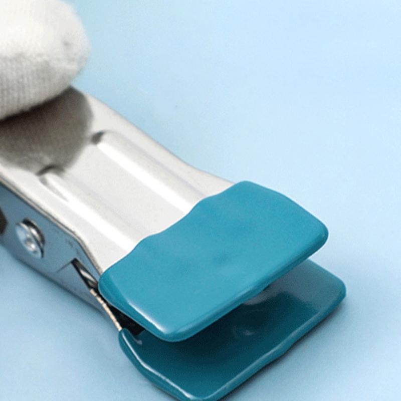 Pack Of 10 Beach Towel Clips Stainless Steel Clothes Fasteners Holders Sandproof Camping Clothespins for Outdoor Use