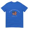 Rejecting Kings Since 1776 Patriotic Usa Flag 4th Of July Tshirt