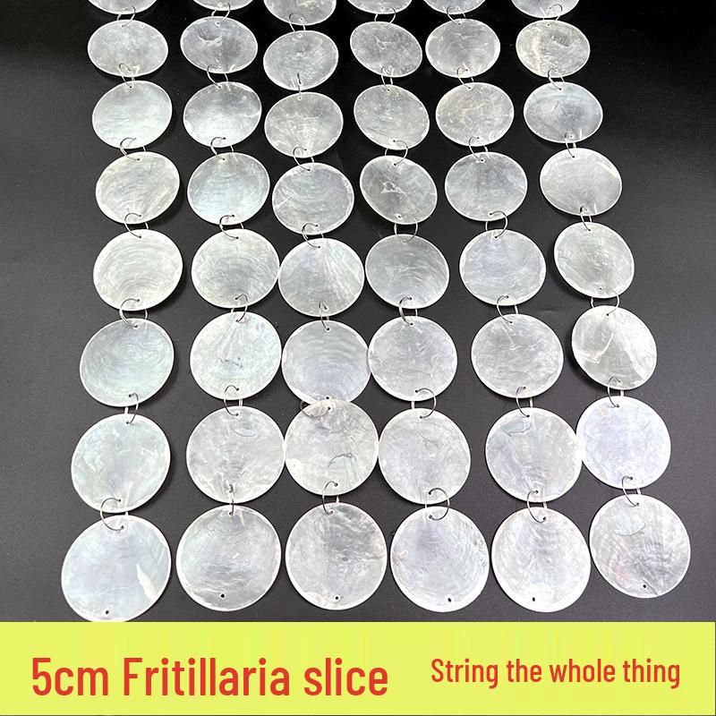 Mother-of-Pearl Seashell Wind Chime & DIY Lamp Decorations
