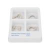 4pcs Dental Matrices Clamp Rings Dental Dam Clamp Barrier Clips Separating Rings Accessory