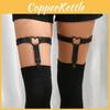 Punk Ring Leg With Heart Detail And Adjustable Fit For Cosplay And Fashion Wear